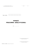 Książka Pracowni Analitycznej