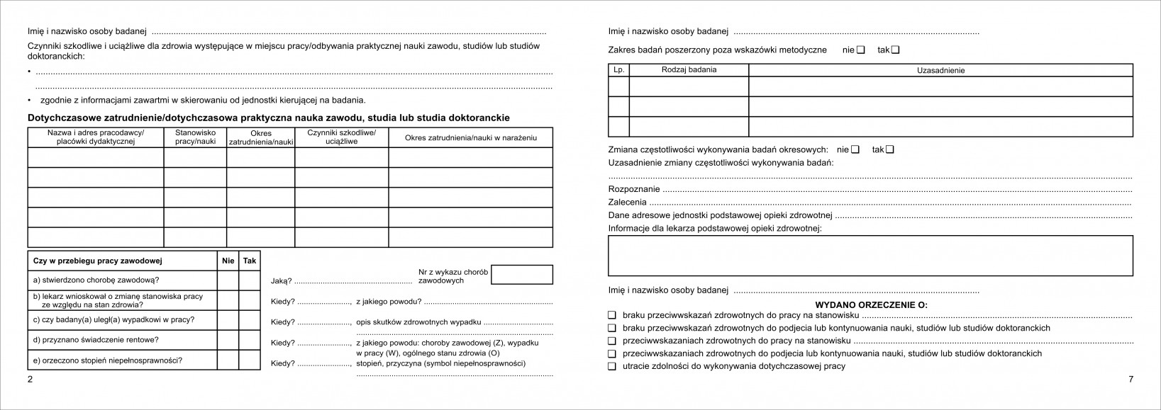 Mzlp 110 Karta Badania Profilaktycznego 2948